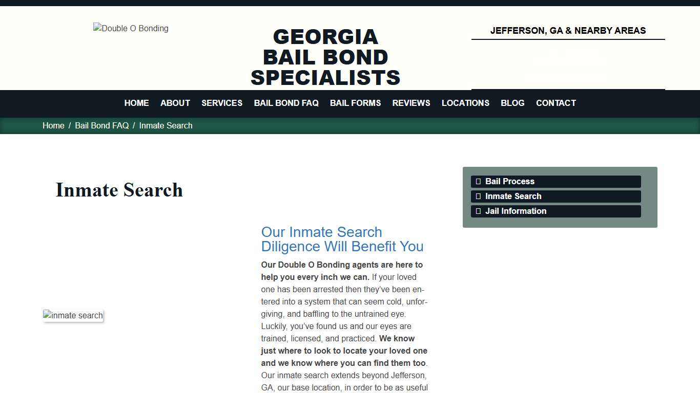 Inmate Search Double O Bonding