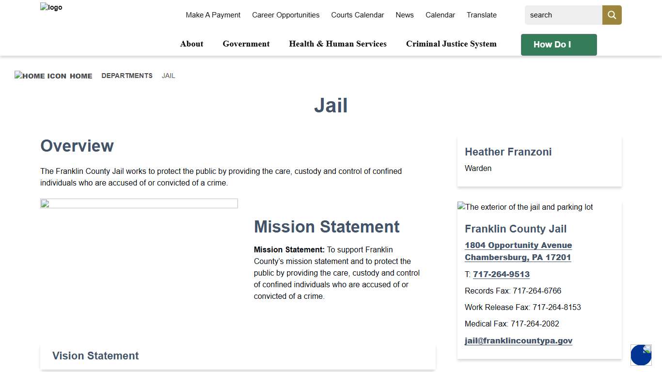 Jail -Franklin County